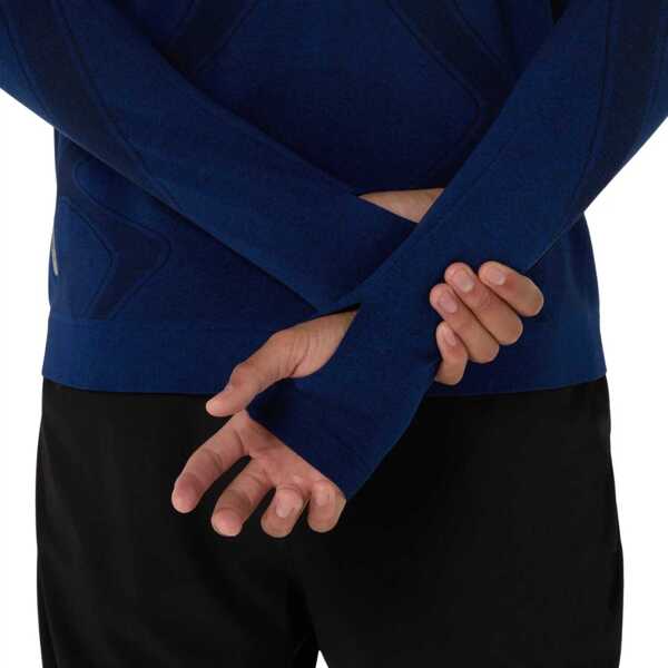 Bluze ASICS Road Seamless LS Top Navy Barbati (BM 18567091) 4