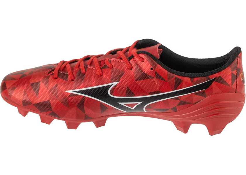 Ghete fotbal Mizuno Alpha II Select FG Red Barbati (BM 18567460) 2