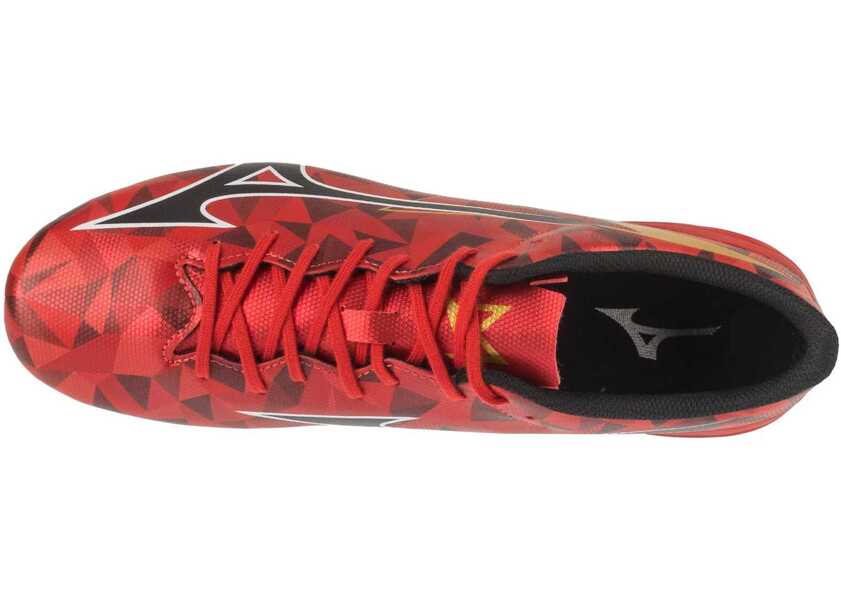 Ghete fotbal Mizuno Alpha II Select FG Red Barbati (BM 18567460) 3