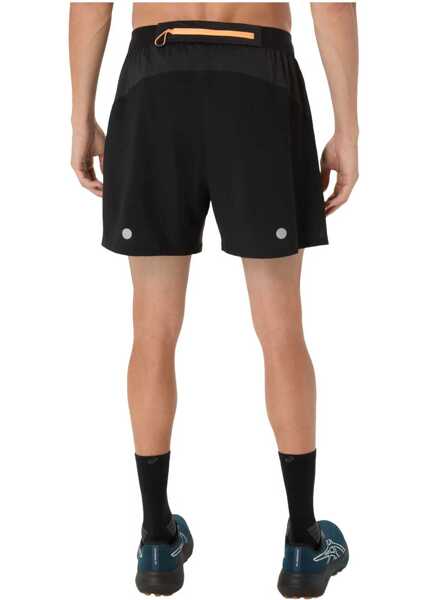 Pantaloni scurti ASICS Fujitrail All Over Print 5IN Short Black Barbati (BM 18567889) 2