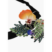 Coliere Dama - Coliere DSQUARED2 Fabric Necklace With Jewels Maxi Pendant Multicolor Femei (BM 18567958) - B-mall.ro