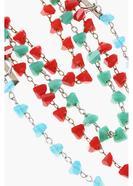 Bratari DSQUARED2 Rigid Bracelet With Multiple Chains Embellished With Beads Multicolor Femei (BM 18567979) 2