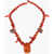 DSQUARED2 Multicolor Necklace With Maxi Stone Pendant Red