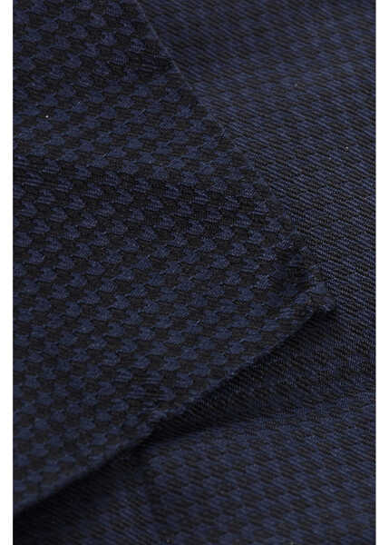 Esarfe DSQUARED2 Two-Tone Silk Pocket Square Midnight Blue Barbati (BM 18567994) 3