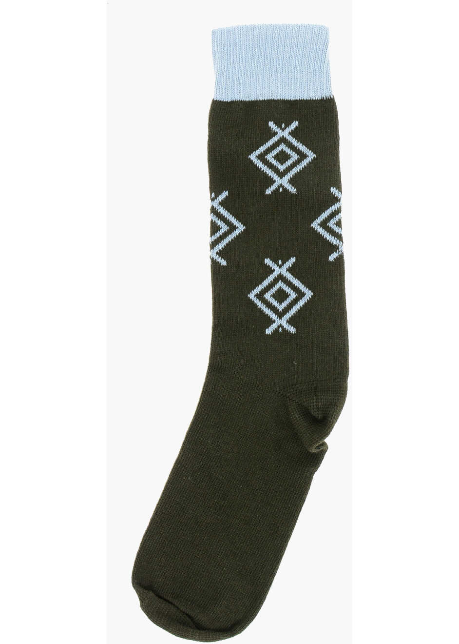 Sosete DSQUARED2 Two-Tone Cotton Long Socks Blue Barbati (BM 18568006) 3