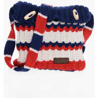Genti tip postas Crochet Crossbody Bag With Wooden Toggle Closure Barbati