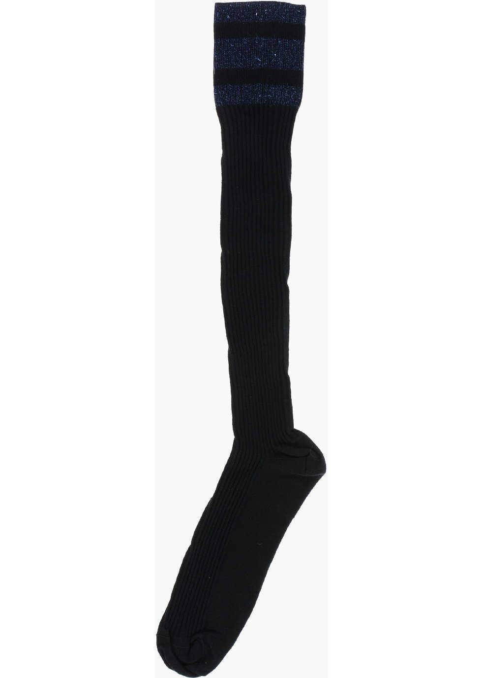 Sosete DSQUARED2 Ribbed Long Socks With Lurex Details Blue Barbati (BM 18568123) 3
