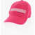 DSQUARED2 Gabardine Cotton Cap With Logo Pink