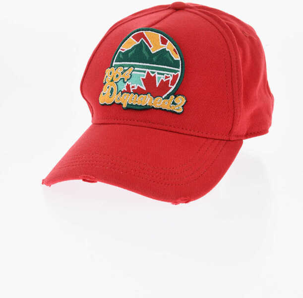 Caciuli DSQUARED2 Cotton Cap Red Barbati (BM 18568138) 2