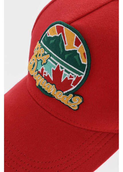 Caciuli DSQUARED2 Cotton Cap Red Barbati (BM 18568138) 1