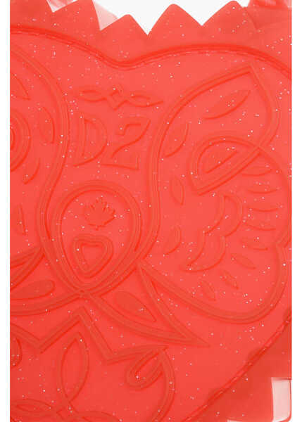 Genti de mana DSQUARED2 Glitter Abs Handbag With 3D Print Red Femei (BM 18568144) 3