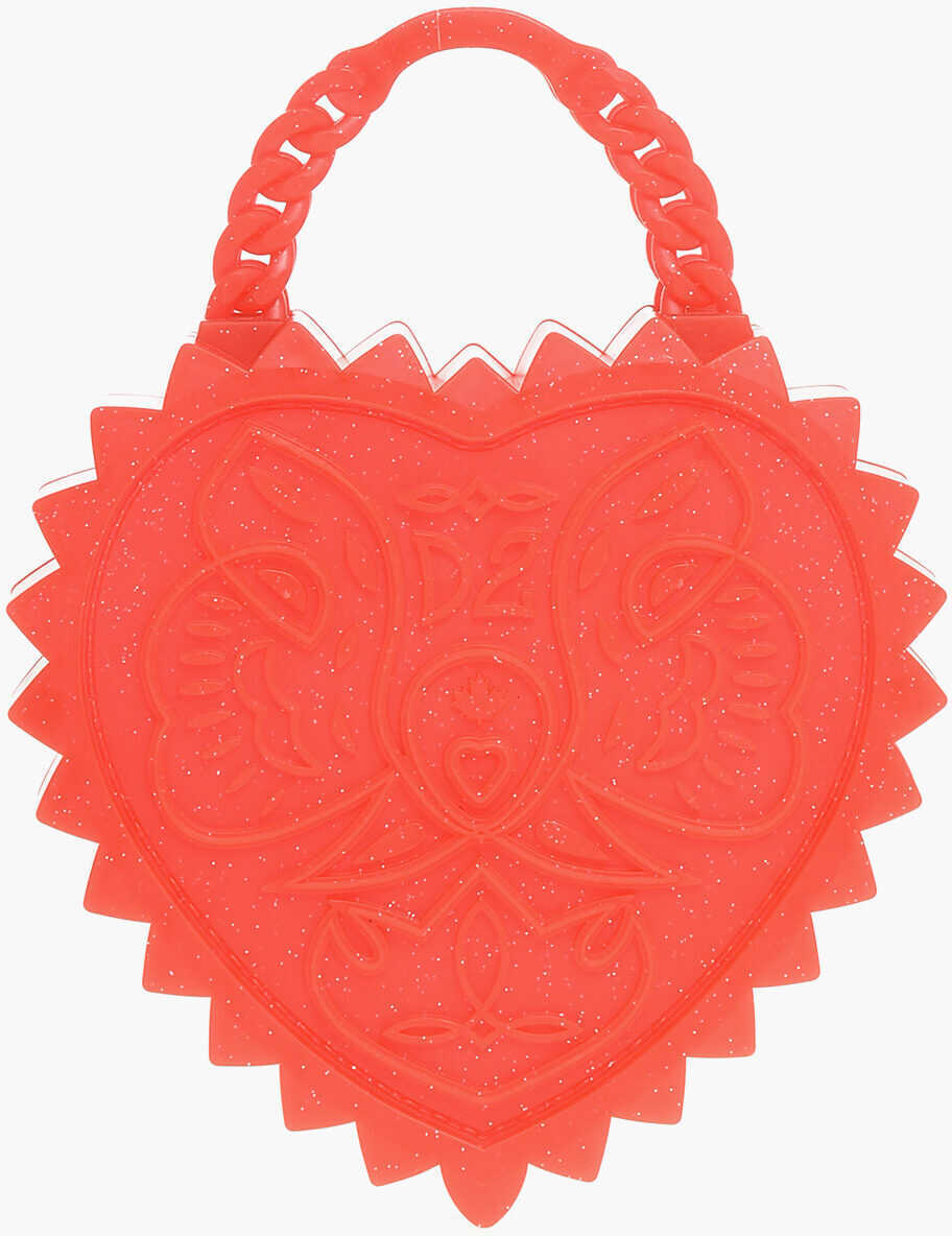 Genti de mana DSQUARED2 Glitter Abs Handbag With 3D Print Red Femei (BM 18568144) 1