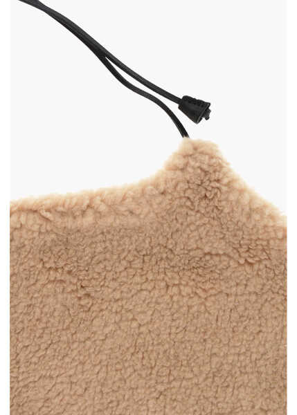 Esarfe DSQUARED2 Faux Fur Solid Color Scarf Beige Femei (BM 18568156) 2