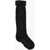 DSQUARED2 Solid Color Long Socks Black