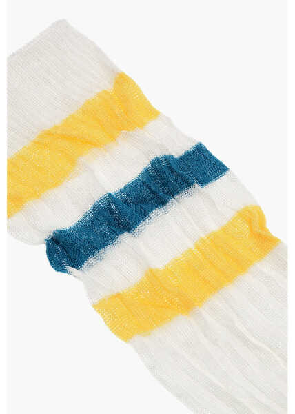 Sosete DSQUARED2 Lightweight Long Socks White Femei (BM 18568234) 2