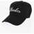 DSQUARED2 Cotton Cap With Lurex Embroidery Black