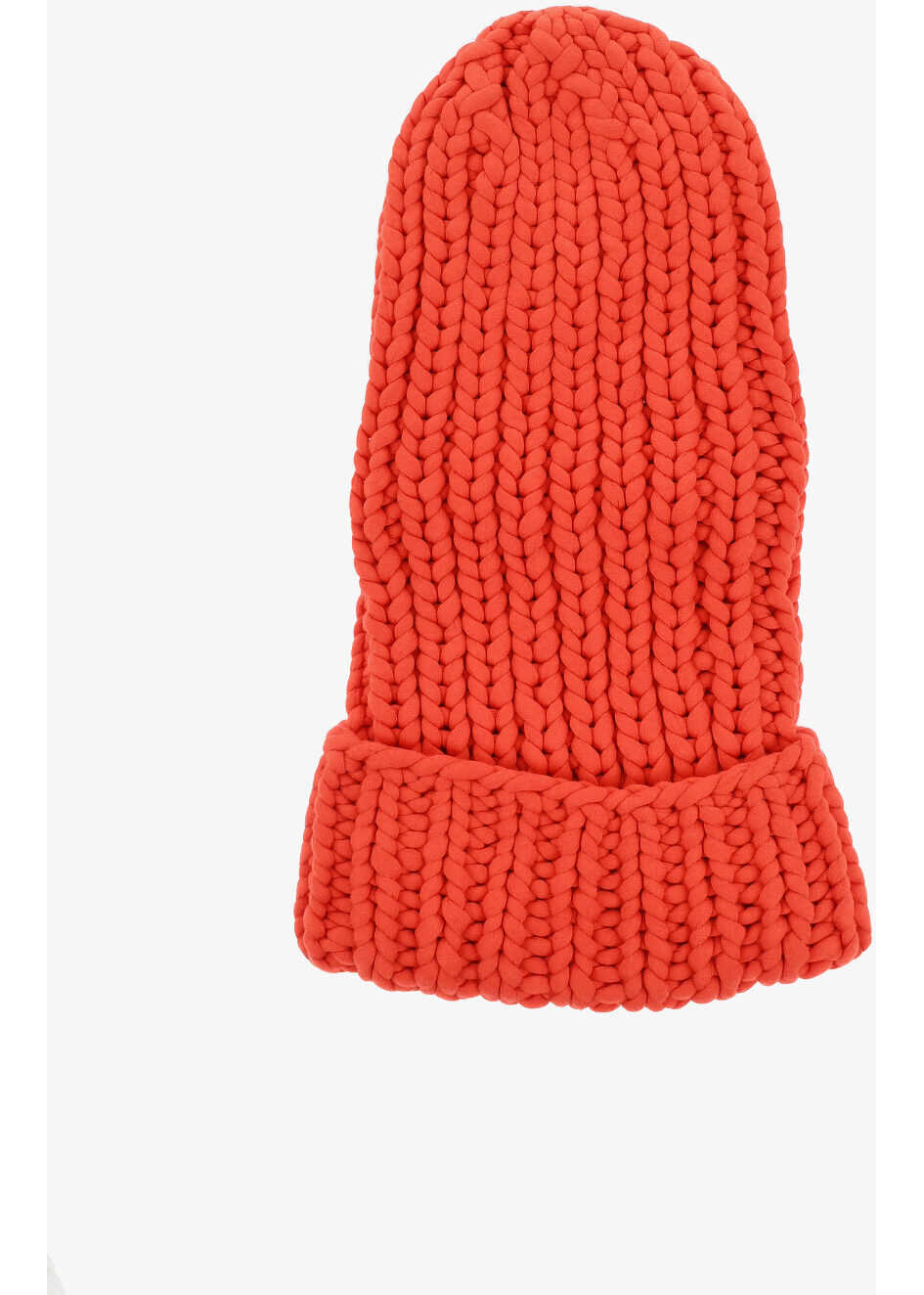 Caciuli DSQUARED2 Wool Blend Braided Maxi Hat Orange Femei (BM 18570436) 1