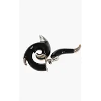 Cercei pentru Barbati - Cercei DSQUARED2 Two-Tone Single Earring Black Barbati (BM 18570448) - B-mall.ro