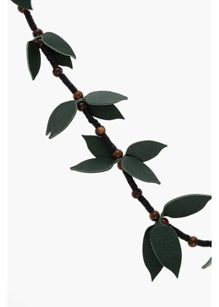 Coliere DSQUARED2 Plant-Motif Beaded Necklace Black Barbati (BM 18570487) 2