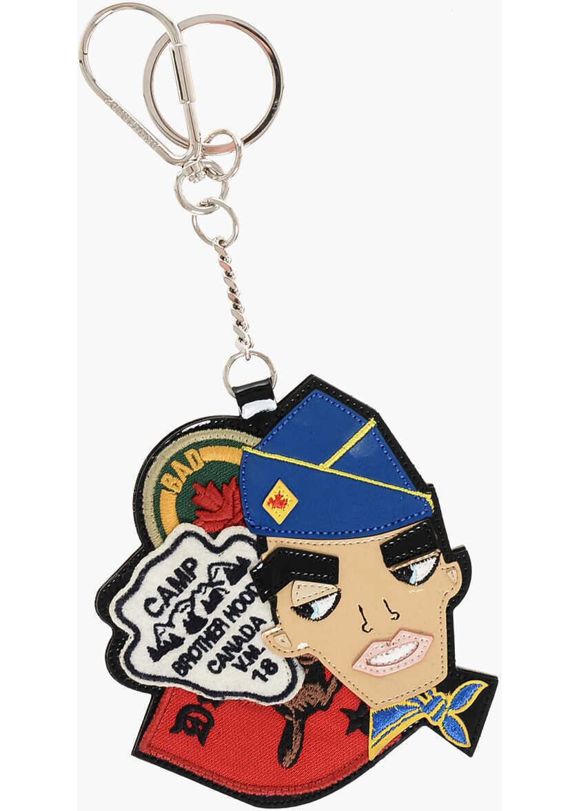 Brelocuri DSQUARED2 Metal Dean&Dan Keyring With Maxi Pendant Multicolor Femei (BM 18570493) 1