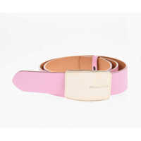 Curele Leather Maxi Belt With Metal Buckle 40Mm Femei