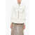 Elisabetta Franchi Denim Saharan Jacket With Lurex Details White