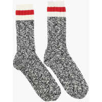 Sosete Two-Tone Mid-Crew Socks With Contrasting Detail Barbati