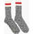DSQUARED2 Two-Tone Mid-Crew Socks With Contrasting Detail Black & White