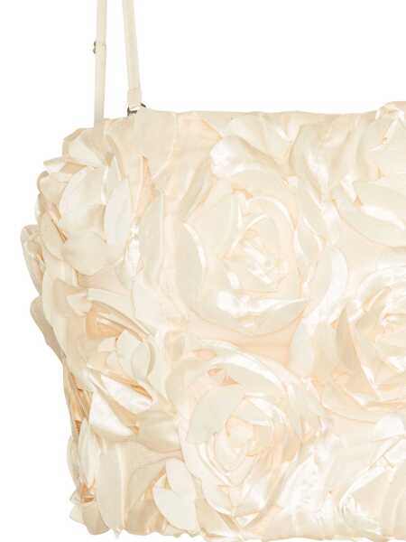 Topuri ROTATE Birger Christensen Rotate Birger Christensen Crop Top WHITE Femei (BM 18571122) 5