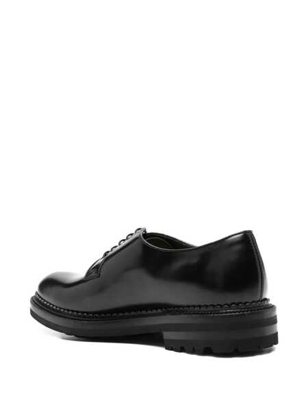 Pantofi eleganti Cenere Calzature Cenere Calzature Flat Shoes Black Barbati (BM 18571467) 3