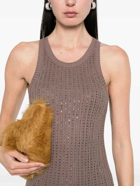 Rochii THE ATTICO The Attico Dresses BROWN Femei (BM 18571614) 5