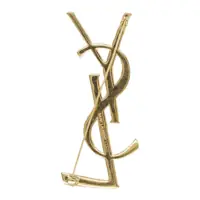 Bijuterii Saint Laurent Dama - Bijuterii Saint Laurent Saint Laurent Cassandre Brooch GOLD Femei (BM 18571788) - B-mall.ro