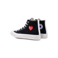 Incaltaminte Dama - Sneakers COMME DES GARONS PLAY X CONVERSE Comme Des Garons Play X Converse Small Heart Hi Top Black Femei (BM 18571815) - B-mall.ro
