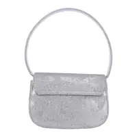 Genti de umar Diesel Dama - Genti de umar Diesel Diesel 1-Dr Lurex Shoulder Bag SILVER Femei (BM 18571860) - B-mall.ro