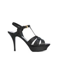 Pantofi cu toc Saint Laurent Tribute Leather Sandals Femei