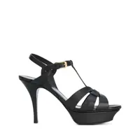 Pantofi cu toc Saint Laurent Tribute Leather Sandals Femei