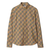 Camasi Burberry Cotton Check Shirt Barbati