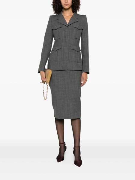 Geci Alexander McQueen Alexander McQueen Jacket GREY Femei (BM 18573507) 2