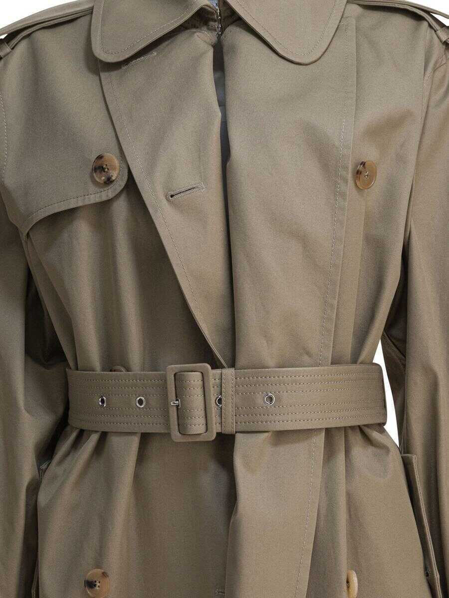Geci Alexander McQueen Alexander McQueen Trench Beige Femei (BM 18573525) 3