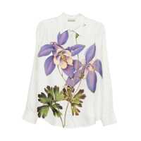 Camasi Pierre-Louis Mascia Printed Silk Shirt Femei