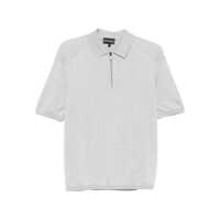 Tricouri Polo Emporio Armani Wool Blend Polo Shirt Barbati