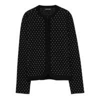 Cardigane Emporio Armani Dotted Crewneck Cardigan Femei