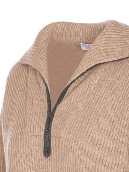 Pulovere Brunello Cucinelli Brunello Cucinelli Sweaters Beige Femei (BM 18575766) 3