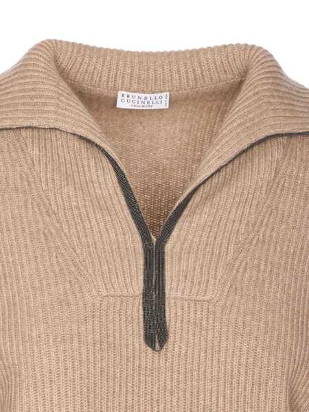 Pulovere Brunello Cucinelli Brunello Cucinelli Sweaters Beige Femei (BM 18575766) 4