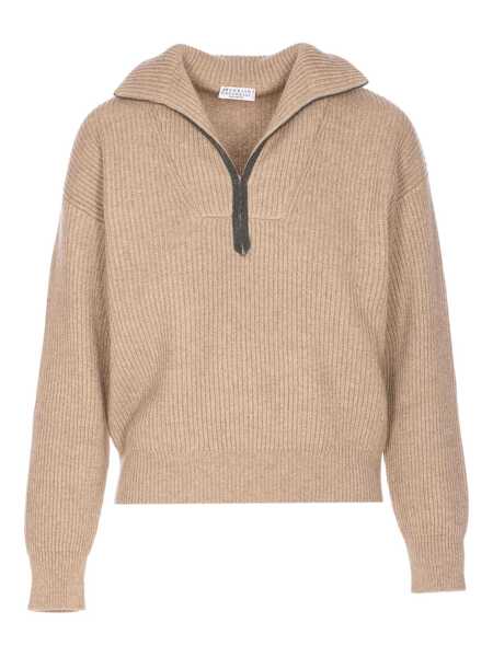 Pulovere Brunello Cucinelli Brunello Cucinelli Sweaters Beige Femei (BM 18575766) 1