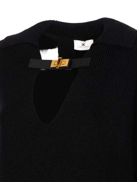 Pulovere Elisabetta Franchi Elisabetta Franchi Sweaters Black Femei (BM 18575991) 3