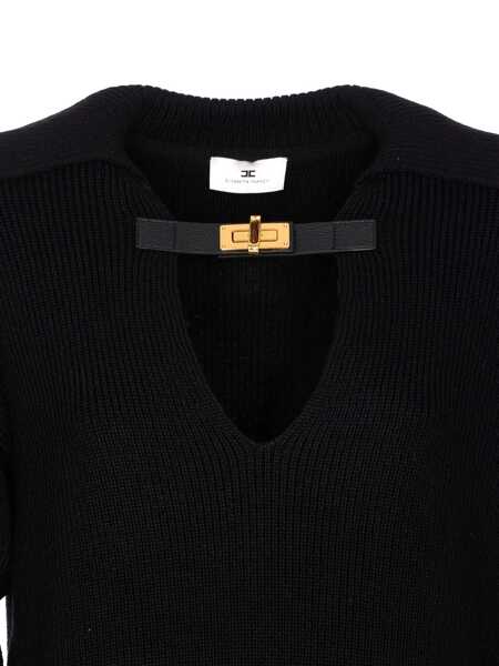 Pulovere Elisabetta Franchi Elisabetta Franchi Sweaters Black Femei (BM 18575991) 4