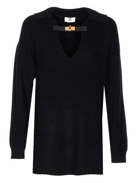 Pulovere Elisabetta Franchi Elisabetta Franchi Sweaters Black Femei (BM 18575991) 1