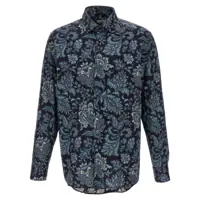 Camasi Etro Floral Paisley Cotton Shirt Barbati