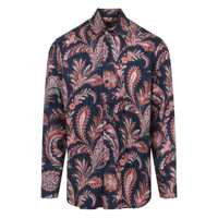 Camasi Etro Paisley Ramage Silk Shirt Barbati
